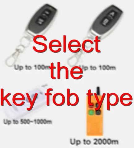 Additional key fob to be paired (please select the range)