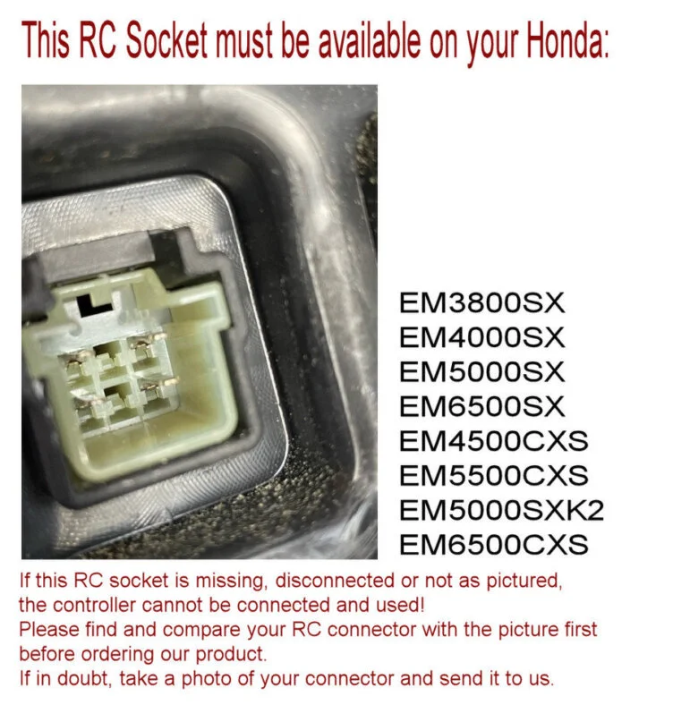 Honda RC Socket