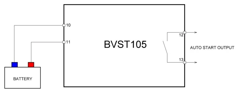 Battery Voltage Sensor Generator Start Switch Wiring