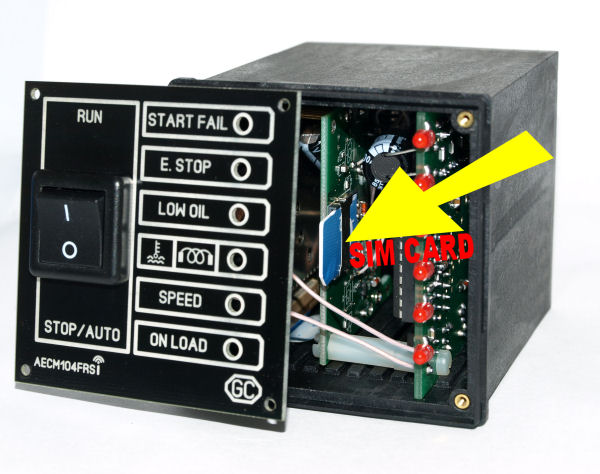 GSM Operated Generator Auto Start Unit Pre Heat Load Controls Included